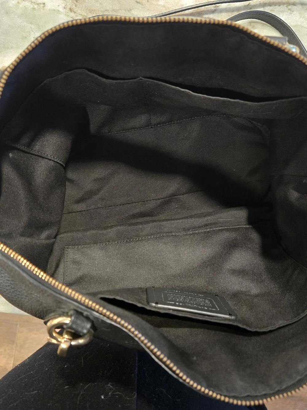 COACH Small Kelsey Black Leather Satchel with Crossbody & Wallet Bundle